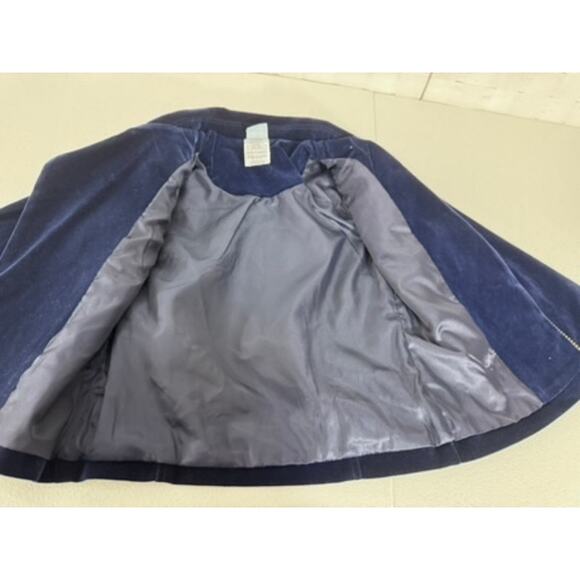 "DISNEY" Frozen 2, Velvet,Embroidered,Girls Jacket,SZ 5/6, Asymmetrical Zipper - Picture 4 of 9